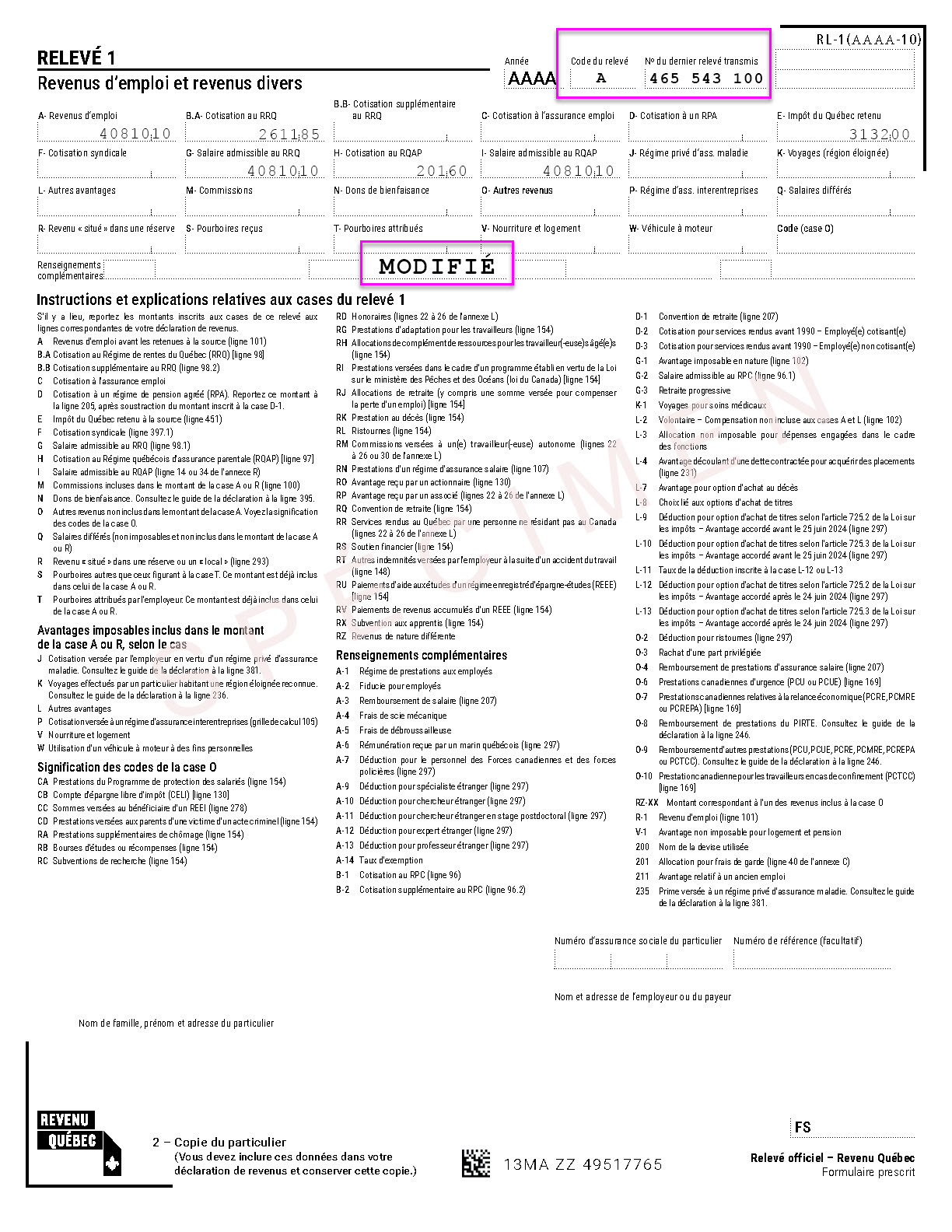 Annexe A_ REL 1 modifié 2024